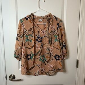 Joie Multicolor Floral Blouse